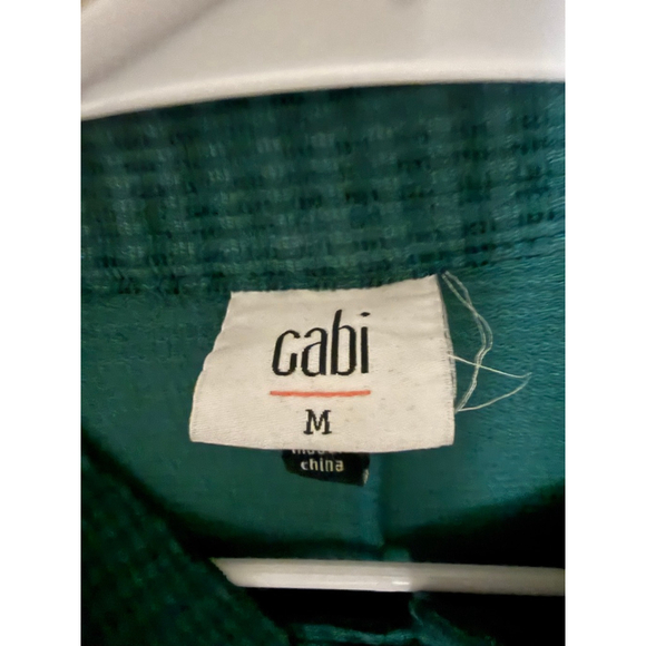 Women's Cabi Lennon Green military style Blazer M - Picture 3 of 6